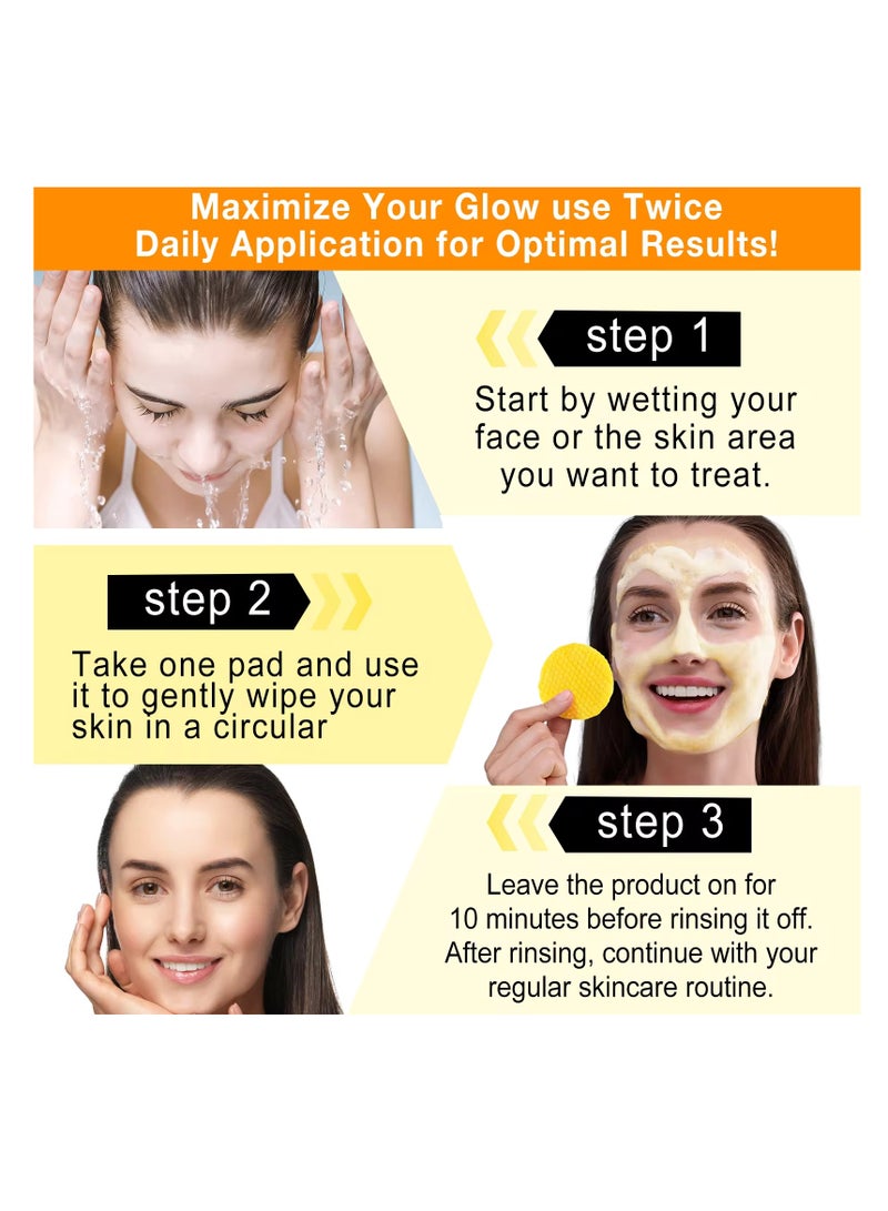 Turmeric & Kojic Acid Cleansing Pads (30 Pads)