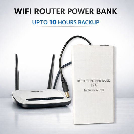 WiFi Router Power Bank (8–10Hrs Backup)